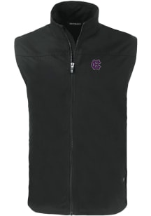 Cutter and Buck Holy Cross Crusaders Big and Tall Black Charter Mens Vest