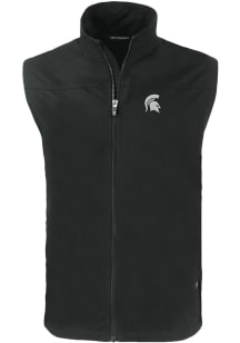 Cutter and Buck Michigan State Spartans Big and Tall Black Charter Mens Vest