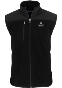 Cutter and Buck Colorado State Rams Big and Tall Black Cascade Sherpa Mens Vest
