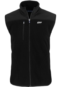 Cutter and Buck Eastern Kentucky Colonels Big and Tall Black Cascade Sherpa Mens Vest