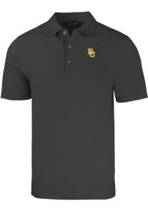 Cutter and Buck Baylor Bears Mens Black Forge Short Sleeve Polo