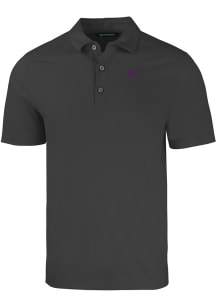 Cutter and Buck K-State Wildcats Mens Black Forge Short Sleeve Polo
