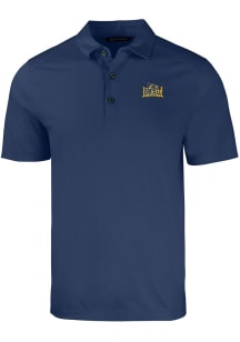Cutter and Buck Drexel Dragons Mens Navy Blue Forge Short Sleeve Polo