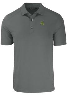 Cutter and Buck Baylor Bears Mens Grey Forge Short Sleeve Polo