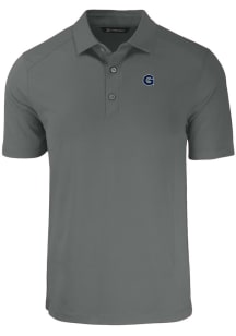 Cutter and Buck Georgetown Hoyas Mens Grey Forge Short Sleeve Polo