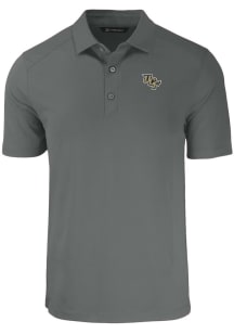 Cutter and Buck UCF Knights Mens Grey Forge Short Sleeve Polo