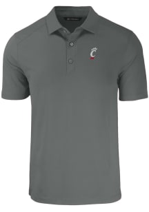 Cutter and Buck Cincinnati Bearcats Mens Grey Forge Short Sleeve Polo