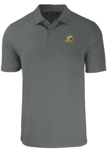 Cutter and Buck Oregon Ducks Mens Grey Forge Short Sleeve Polo