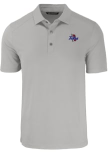 Cutter and Buck Tulsa Golden Hurricane Mens Grey Forge Short Sleeve Polo