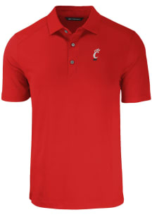 Cutter and Buck Cincinnati Bearcats Mens Red Forge Eco Stretch Short Sleeve Polo