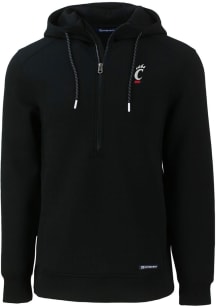 Cutter and Buck Cincinnati Bearcats Mens Black Roam Long Sleeve Hoodie
