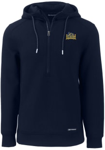 Cutter and Buck Drexel Dragons Mens Navy Blue Roam Long Sleeve Hoodie