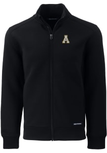 Cutter and Buck Appalachian State Mountaineers Mens Black Roam Light Weight Jacket