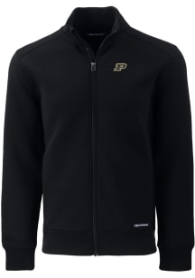 Cutter and Buck Purdue Boilermakers Mens Black Roam Light Weight Jacket