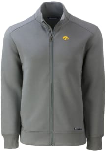 Cutter and Buck Iowa Hawkeyes Mens Grey Roam Light Weight Jacket