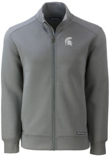 Cutter and Buck Michigan State Spartans Mens Grey Roam Light Weight Jacket