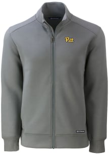 Cutter and Buck Pitt Panthers Mens Grey Roam Light Weight Jacket