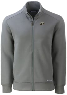 Cutter and Buck Purdue Boilermakers Mens Grey Roam Light Weight Jacket