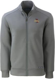 Cutter and Buck Tulsa Golden Hurricane Mens Grey Roam Light Weight Jacket