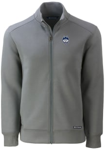 Cutter and Buck UConn Huskies Mens Grey Roam Light Weight Jacket