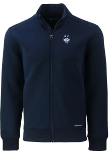 Cutter and Buck UConn Huskies Mens Navy Blue Roam Light Weight Jacket