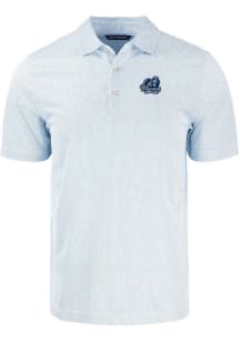 Cutter and Buck Old Dominion Monarchs Mens Light Blue Pike Symmetry Short Sleeve Polo