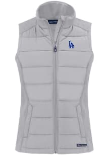 Cutter and Buck Los Angeles Dodgers Womens Charcoal Evoke Vest