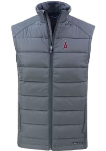 Cutter and Buck Los Angeles Angels Mens Grey Evoke Sleeveless Jacket