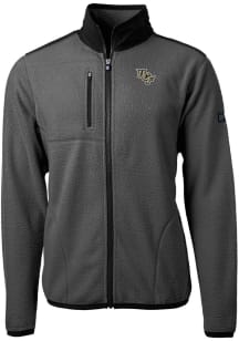 Cutter and Buck UCF Knights Mens Grey Cascade Sherpa Light Weight Jacket
