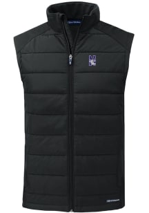 Cutter and Buck Northwestern Wildcats Mens Black Evoke Sleeveless Jacket