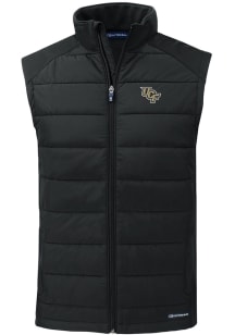 Cutter and Buck UCF Knights Mens Black Evoke Sleeveless Jacket