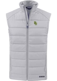 Cutter and Buck Baylor Bears Mens Charcoal Evoke Sleeveless Jacket