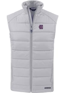 Cutter and Buck Holy Cross Crusaders Mens Charcoal Evoke Sleeveless Jacket