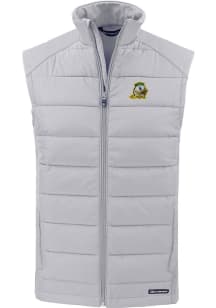 Cutter and Buck Oregon Ducks Mens Charcoal Evoke Sleeveless Jacket