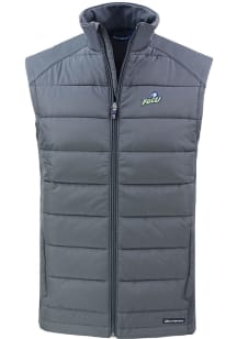 Cutter and Buck Florida Gulf Coast Eagles Mens Grey Evoke Sleeveless Jacket