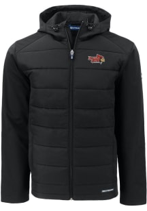 Cutter and Buck Illinois State Redbirds Mens Black Evoke Hood Medium Weight Jacket