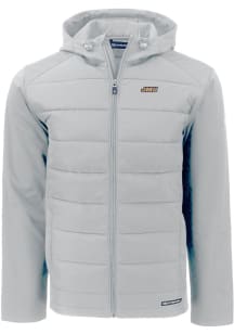 Cutter and Buck James Madison Dukes Mens Charcoal Evoke Hood Medium Weight Jacket