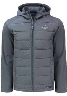 Cutter and Buck Colorado State Rams Mens Grey Evoke Hood Medium Weight Jacket