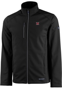 Cutter and Buck Miami RedHawks Mens Black Evoke Light Weight Jacket