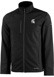 Cutter and Buck Michigan State Spartans Mens Black Evoke Light Weight Jacket