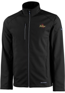 Cutter and Buck Tulsa Golden Hurricane Mens Black Evoke Light Weight Jacket