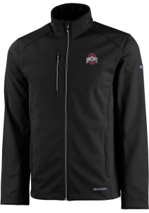 Cutter and Buck Ohio State Buckeyes Mens Black Solid Evoke Light Weight Jacket