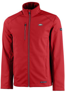 Cutter and Buck Arkansas Razorbacks Mens Cardinal Evoke Light Weight Jacket