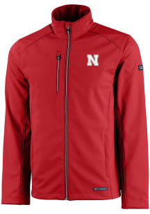Cutter and Buck Nebraska Cornhuskers Mens Red Evoke Light Weight Jacket