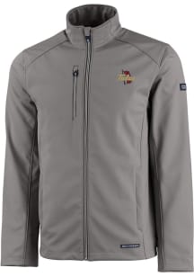 Cutter and Buck Tulsa Golden Hurricane Mens Grey Evoke Light Weight Jacket