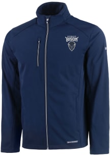 Cutter and Buck Howard Bison Mens Navy Blue Evoke Light Weight Jacket