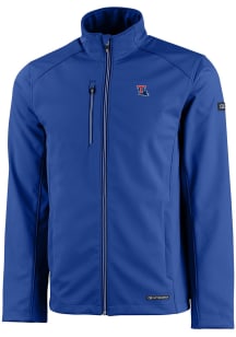 Cutter and Buck Louisiana Tech Bulldogs Mens Blue Evoke Light Weight Jacket