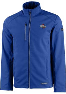 Cutter and Buck Tulsa Golden Hurricane Mens Blue Evoke Light Weight Jacket
