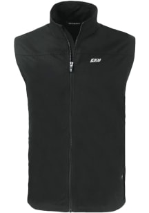 Cutter and Buck Eastern Kentucky Colonels Mens Black Charter Sleeveless Jacket