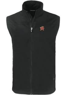 Cutter and Buck Maryland Terrapins Mens Black Charter Sleeveless Jacket